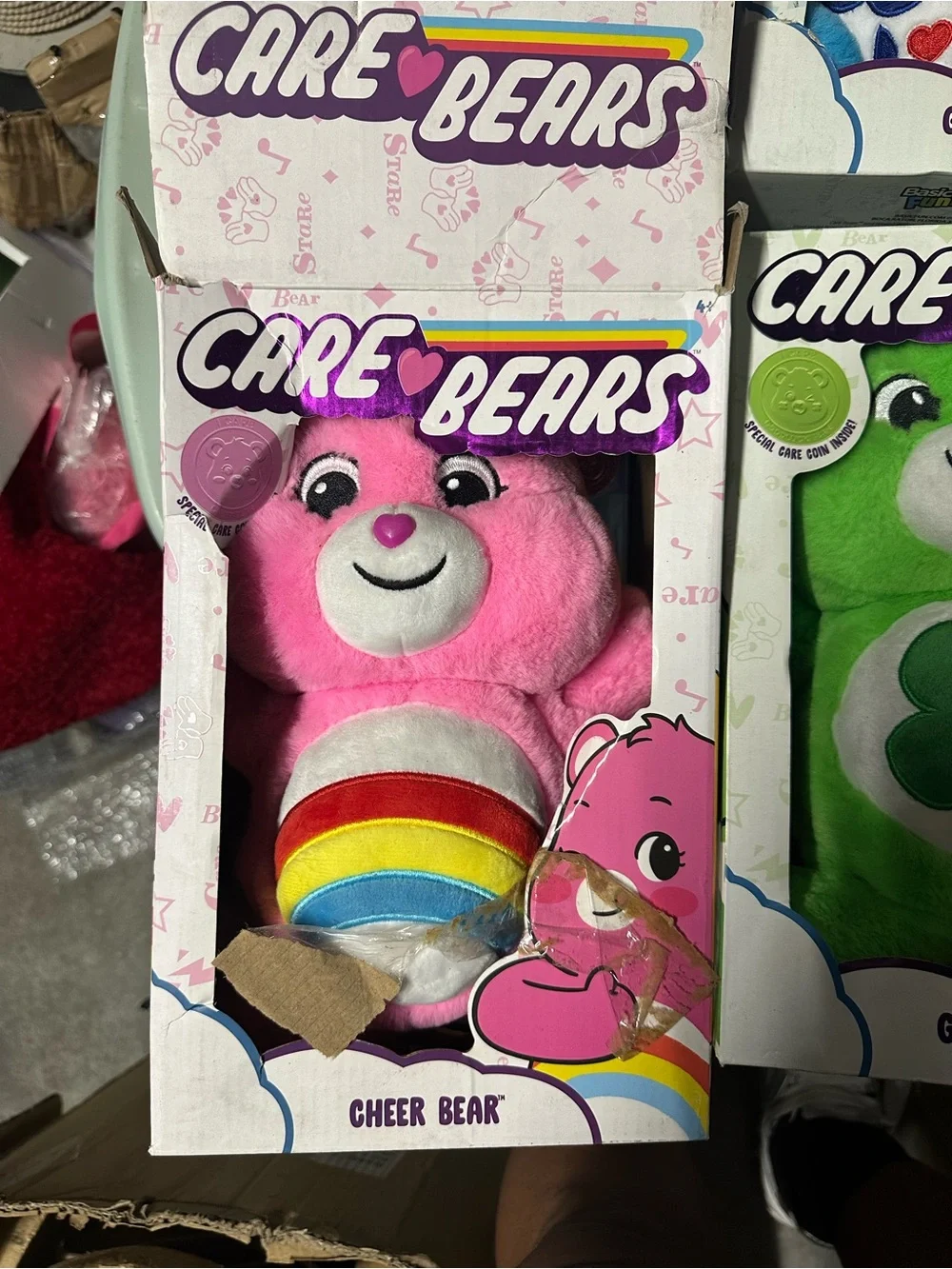 Care Bears Good Luck Bear Plush - Bright Green